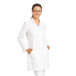 Damen Arztmantel Revers