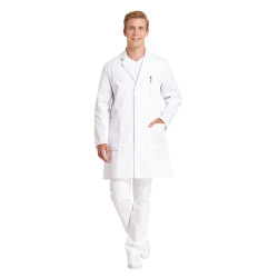 Herren Arztmantel Revers